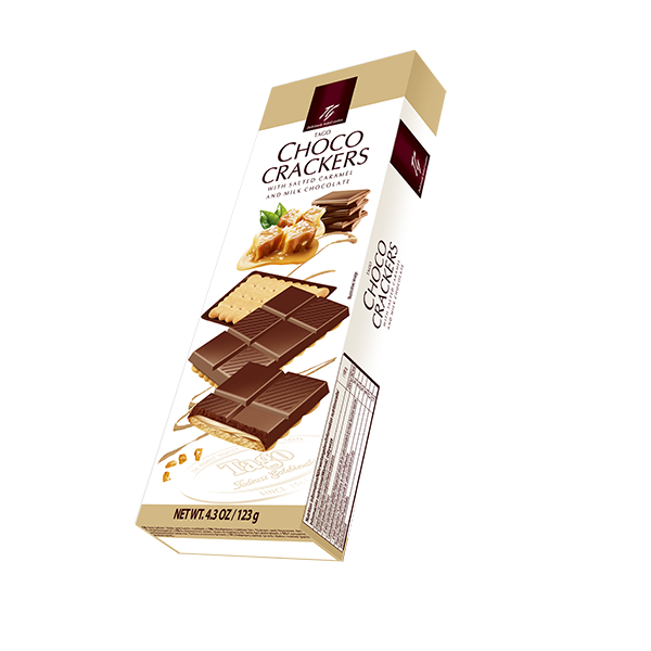 CIASTKA KRAKERS Z KREM SLONY KARM I CZEK 123G*24 TAGO