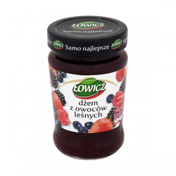 DZEM LOWICZ LESNY WIELOOWOCOWY NISKOSLODZONY 280G*8