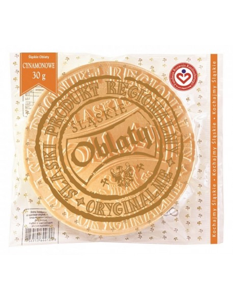 OBLATY SLASKIE CYNAMONOWE 30G*23 VISA BELL