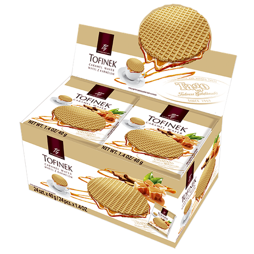 [5908310286488] WAFEL TOFINEK Z KARMELEM 400G*12 TAGO