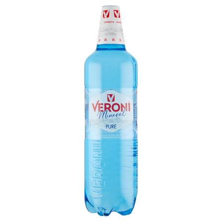 [5906441330377] WODA VERONI MINERAL PURE NIEB1,5L*6 NGAZ PET ZBYSZKO