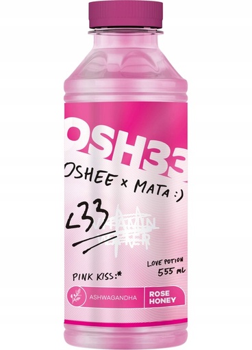 [5908260259839] WODA VITAMIN WATER ROSE HONEY MATA 555ML*6 PET OSHEE